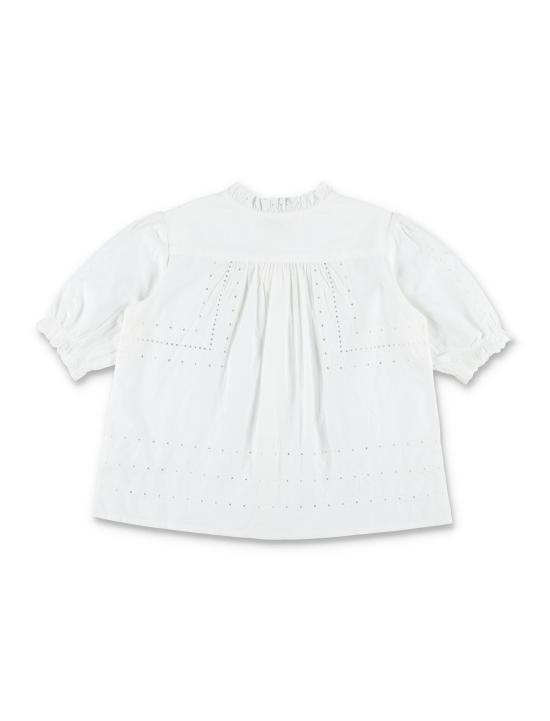 26SS [키즈] 봉쁘앙 셔츠 S06GBLW00010 102 UPB BLANC LAIT - BONPOINT