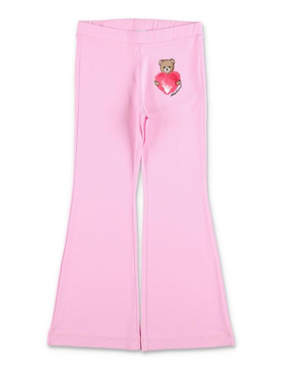 26SS [키즈] 모스키노 오버롤 HDG01PLBA00 84340 WHITE PINK - MOSCHINO