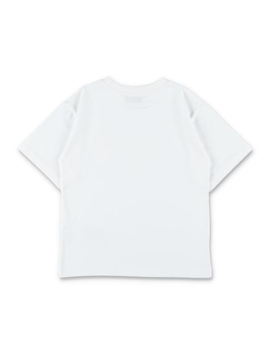 26SS [키즈] 모스키노 오버롤 HDG01PLBA00 84340 WHITE PINK - MOSCHINO