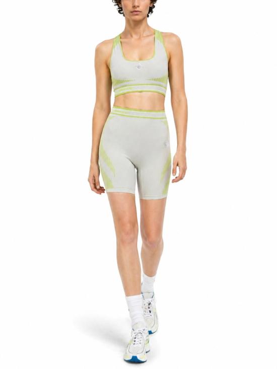 26SS 카사블랑카 숏팬츠 W SP26 ACT 059 01GREY LIME - CASABLANCA
