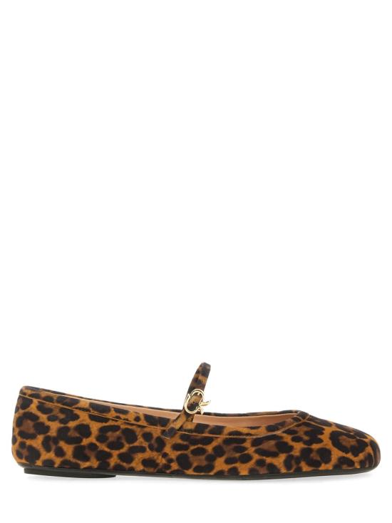 26SS 지안비토로시 플랫 슈즈 G22223 05GOMCMDALLP ANIMALIER