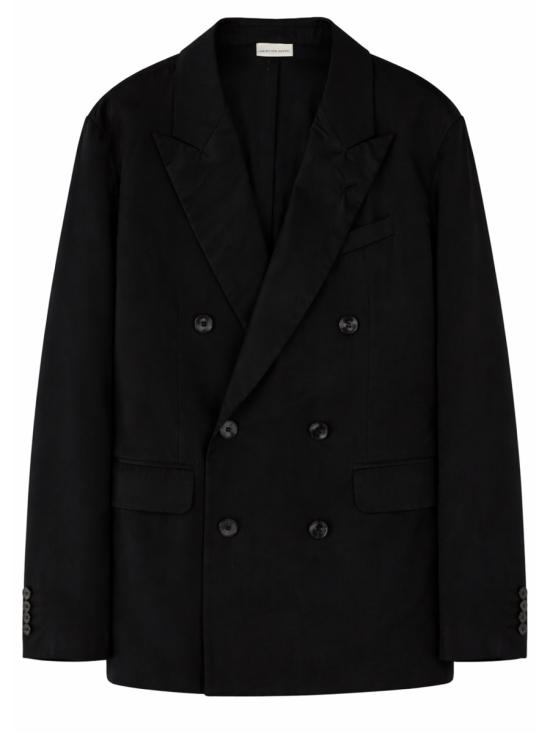 26SS 드리스 반 노튼 코트 020407 3277900 BLACK