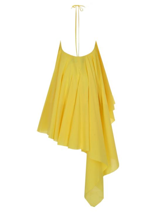 26SS 자크뮈스 미디 원피스 DRW00764AW0 0777250 YELLOW - JACQUEMUS