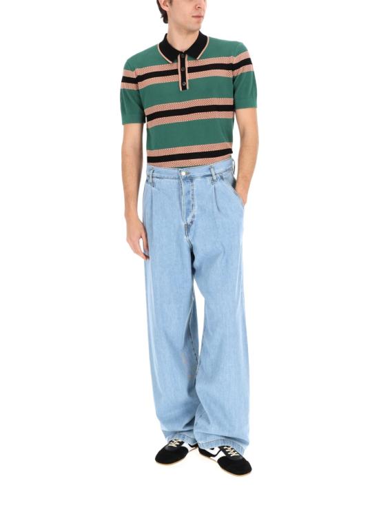 26SS 드리스 반 노튼 폴로 티셔츠 021218 3701609 GREEN - DRIES VAN NOTEN