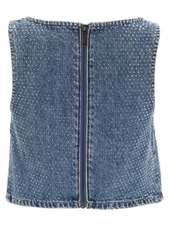 26SS 셀프 포트레이트 민소매 티셔츠 RS26 826T BL BLUE - SELF PORTRAIT