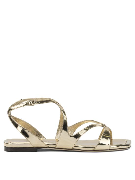 26SS 지미추 샌들 AYLA FLATQUIGOLD Gold