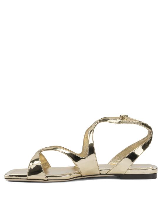 26SS 지미추 샌들 AYLA FLATQUIGOLD Gold - JIMMY CHOO
