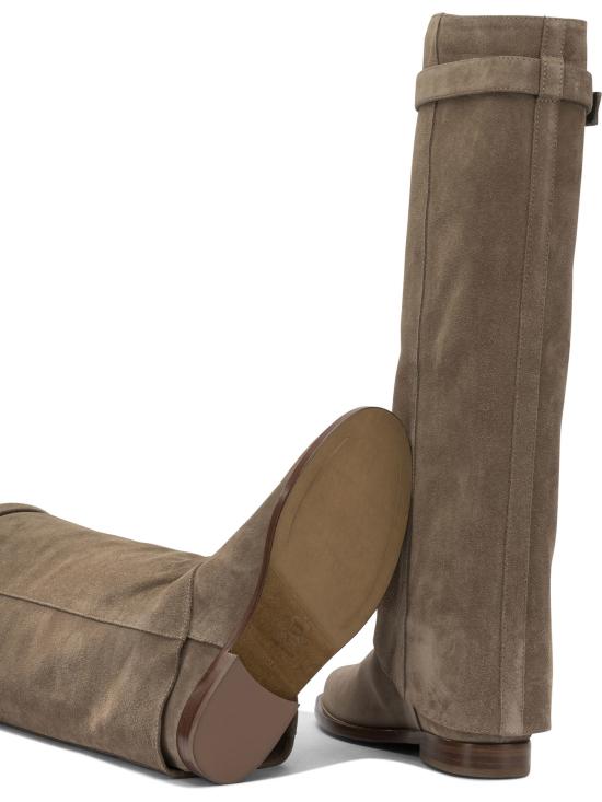 26FW 비아로마 부츠 4668VELOURCHAMPAGNE Beige - VIA ROMA
