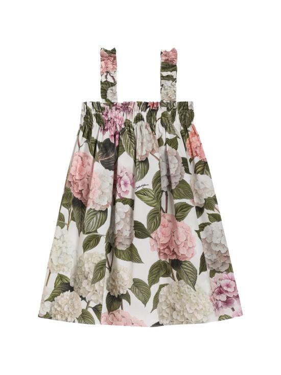 26SS [키즈] 돌체앤가바나 원피스 L54DN9 HS5T6HA5XG White - DOLCE & GABBANA