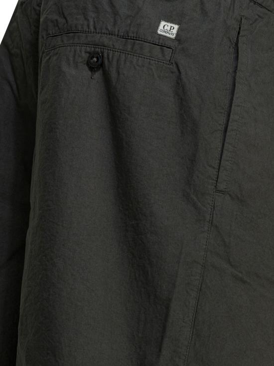 26SS 씨피 컴퍼니 스트레치 사틴 카고 렌즈 쇼츠 20CMBE127A110325G921 Grey - C.P. COMPANY