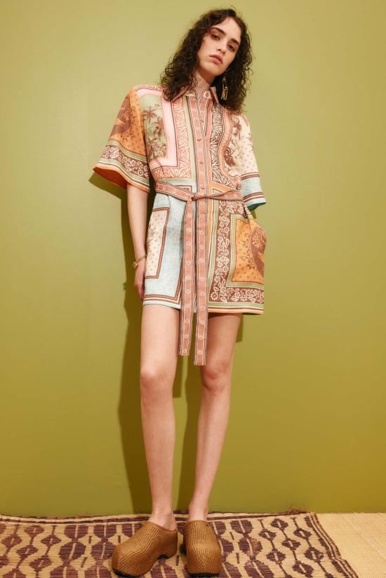  알레메 숏 원피스 알레마이스 알베르타 미니 드레스 - ALEMAIS