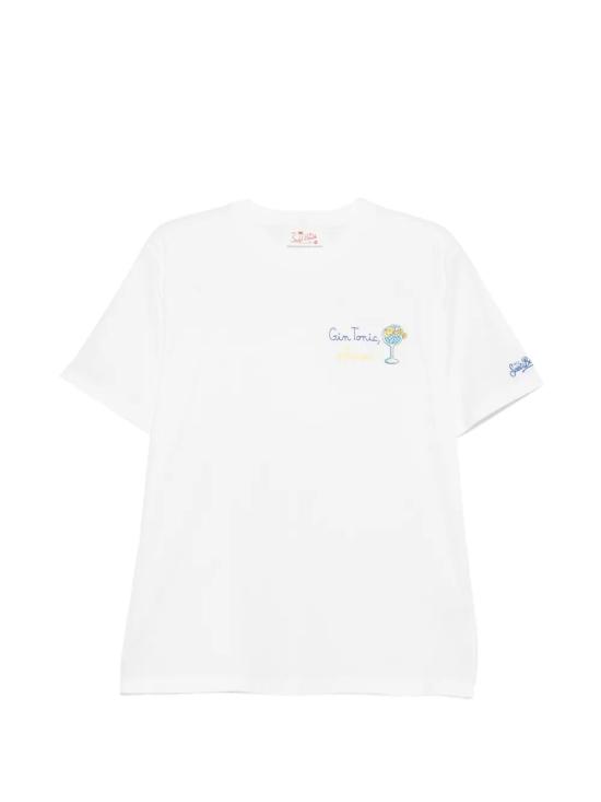 26SS 세인트바쓰 반팔 티셔츠 POT0001 04462L GLASS GIN PLEASE 01N EMB