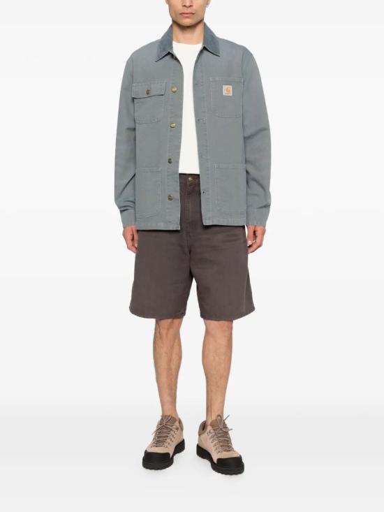 26SS 칼하트 WIP 싱글 니 쇼츠 I034797 3IS4O SHALE - CARHARTT WIP