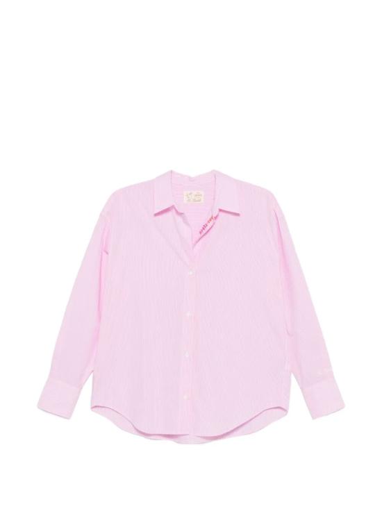 26SS 세인트바쓰 셔츠 CYS0001 00703L COTTON STRIPES MICRO V APRES 21 EMB