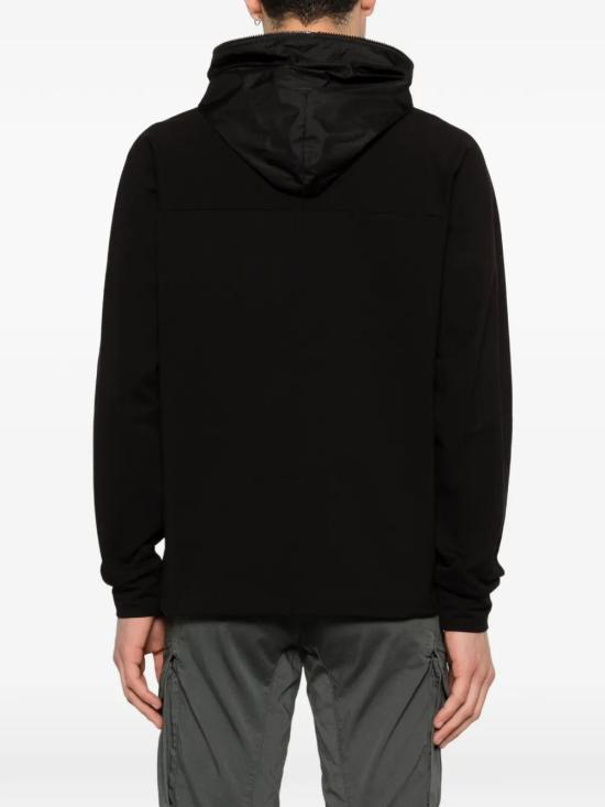 26SS 씨피 컴퍼니 후드 티셔츠 20CLSS015A006452M 999 BLACK - C.P. COMPANY