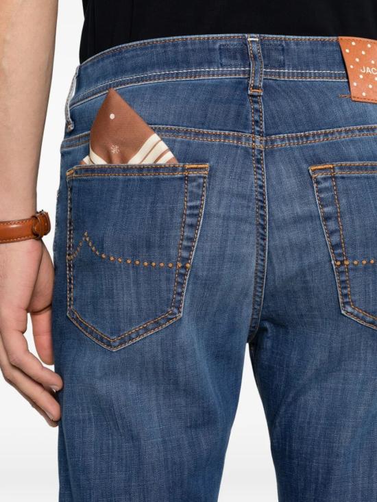 26SS 야콥코헨 스트레이트 팬츠 JUM QE004 061 S4153 V1 200D MEDIUM BLUE - JACOB COHËN