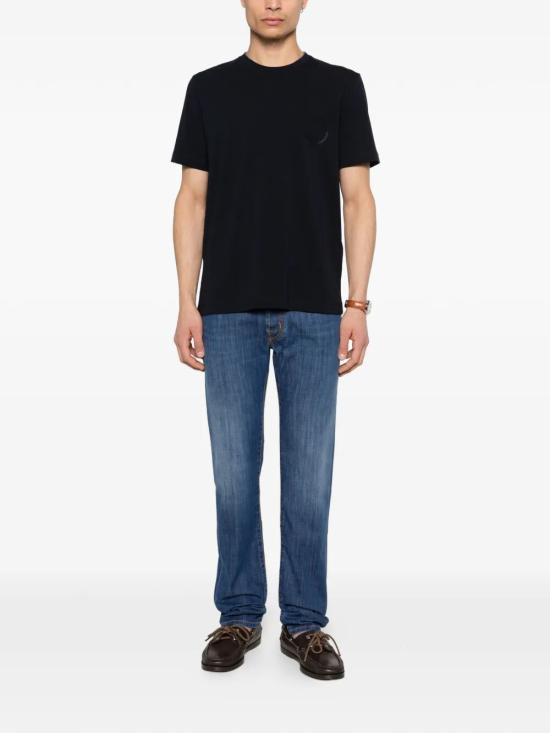 26SS 야콥코헨 스트레이트 팬츠 JUM QE004 061 S4153 V1 200D MEDIUM BLUE - JACOB COHËN