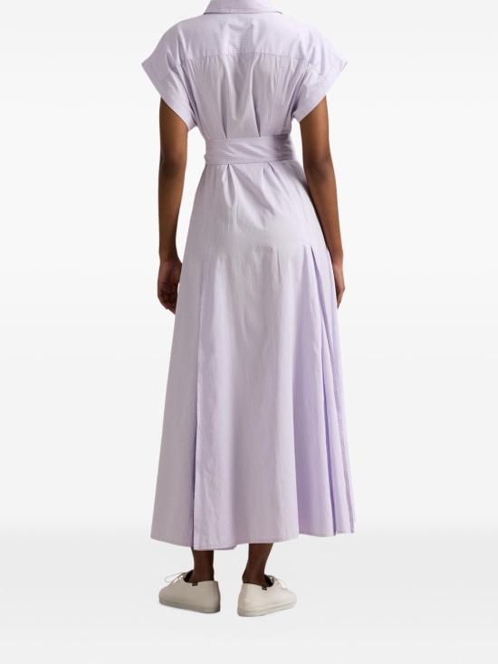 26SS 폴로 랄프로렌 미디 원피스 211A96363 002 Purple - POLO RALPH LAUREN