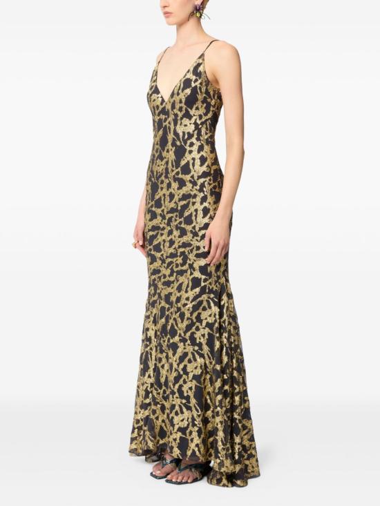 26SS 니나리찌 미디 원피스 26PCRO042SE1420 M9113 Golden - NINA RICCI