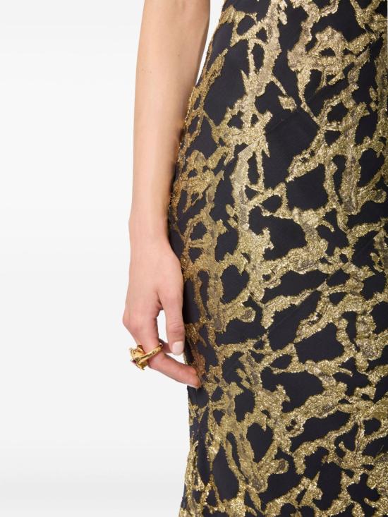 26SS 니나리찌 미디 원피스 26PCRO042SE1420 M9113 Golden - NINA RICCI