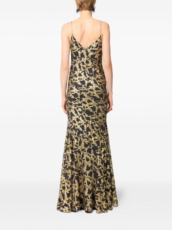 26SS 니나리찌 미디 원피스 26PCRO042SE1420 M9113 Golden - NINA RICCI