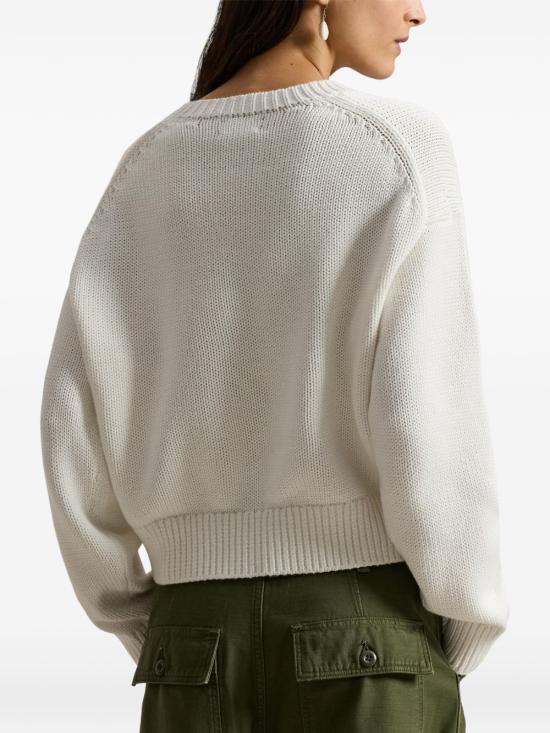  폴로 랄프로렌 스웨터 211A96234 002 White - POLO RALPH LAUREN