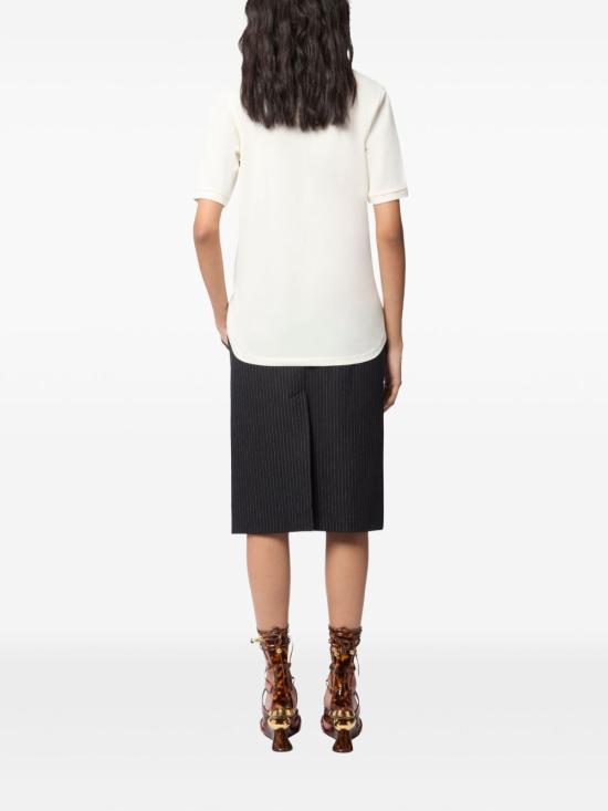 26SS 니나리찌 반팔 티셔츠 26PJTO038CO1094 U1230 Beige - NINA RICCI