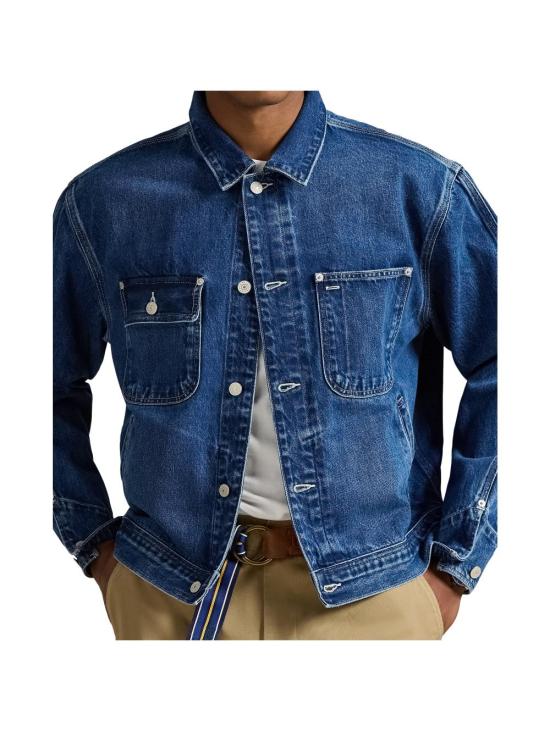 26SS 폴로 랄프로렌 데님 자켓 710P08176 001 Blue - POLO RALPH LAUREN