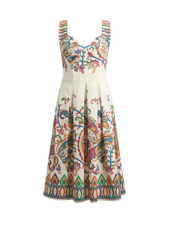 26SS 에트로 미디 원피스 WRHA025399SP5H9 X0800 White