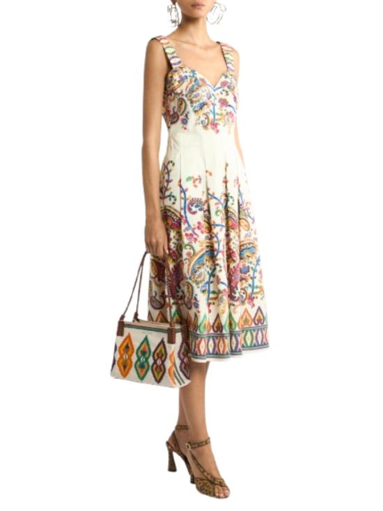 26SS 에트로 미디 원피스 WRHA025399SP5H9 X0800 White - ETRO