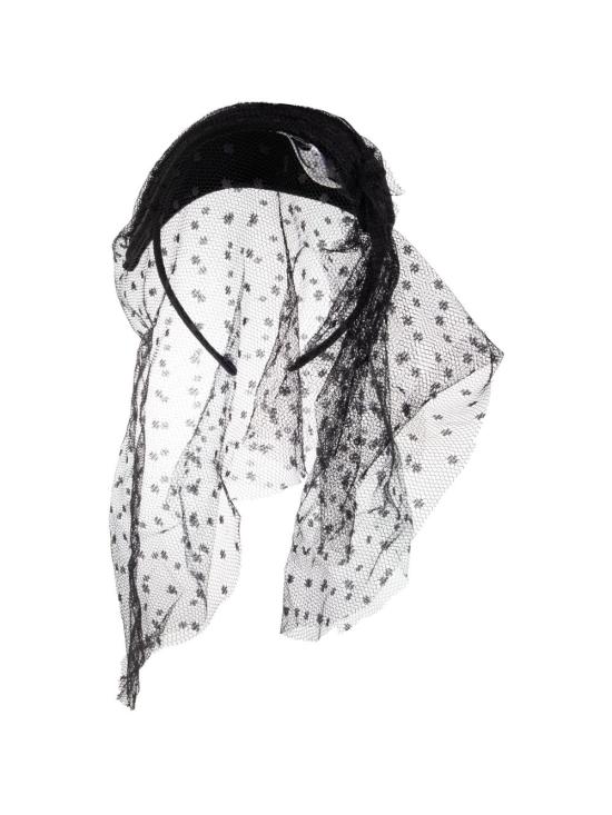 26SS 알렉산더 맥퀸 모자 8551023F05Q 1000 Black - ALEXANDER MCQUEEN