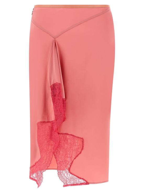 26SS VAILLANT 미디 스커트 SK055PINKSTRAWBERRY Pink