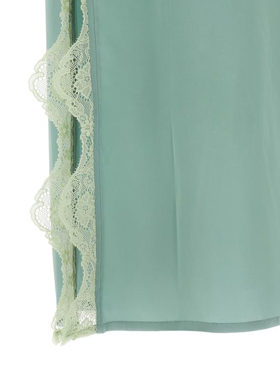 26SS 바일랑 미디 스커트 SK007ANTIQUEBLUEPISTACHIO Light Blue - VAILLANT