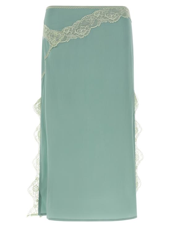 26SS 바일랑 미디 스커트 SK007ANTIQUEBLUEPISTACHIO Light Blue