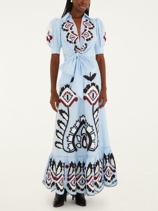 26SS 팜 리오 미디 원피스 344655 BLUEL0003 Clear Blue - FARM RIO