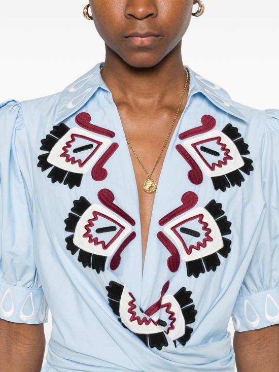 26SS 팜 리오 미디 원피스 344655 BLUEL0003 Clear Blue - FARM RIO