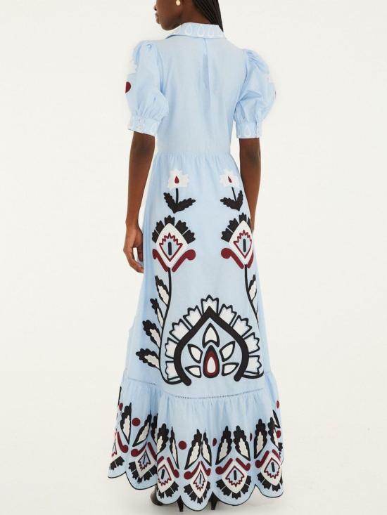 26SS 팜 리오 미디 원피스 344655 BLUEL0003 Clear Blue - FARM RIO