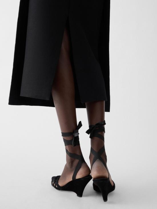 26SS 자크뮈스 미디 원피스 26EDRW00736AW 00746990 Black - JACQUEMUS