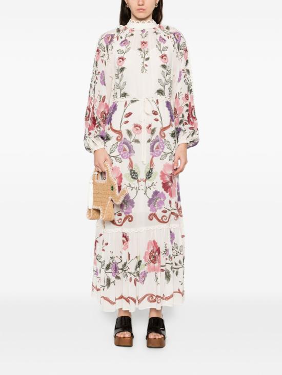 26SS 팜 리오 미디 원피스 345530 ROCOCOFLOWERSCREAM26091 MultiColour - FARM RIO