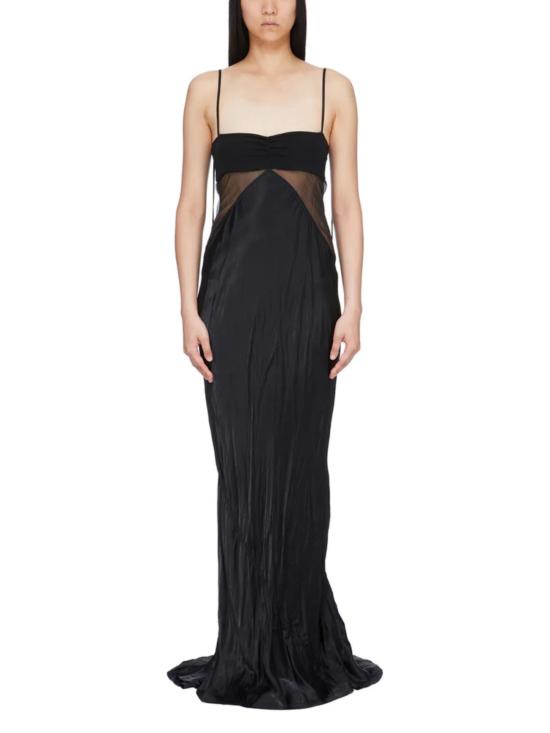 26SS 릭 오웬스 미디 원피스 RP01F6504 JSVSN09 Black - RICK OWENS