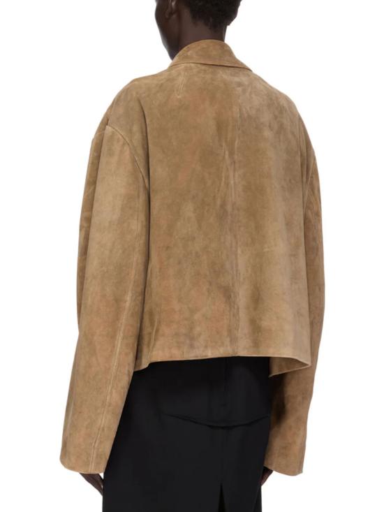 26SS 릭 오웬스 가죽 자켓 RP01F6705 LCSU104 Brown - RICK OWENS