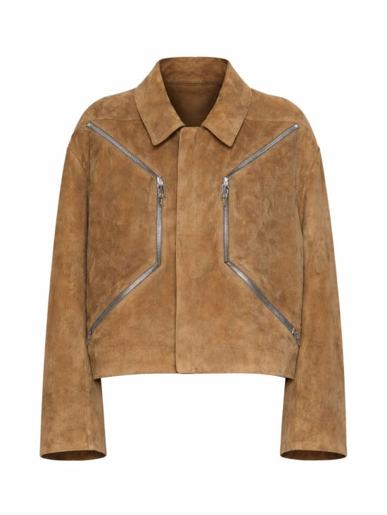 26SS 릭 오웬스 가죽 자켓 RP01F6705 LCSU104 Brown