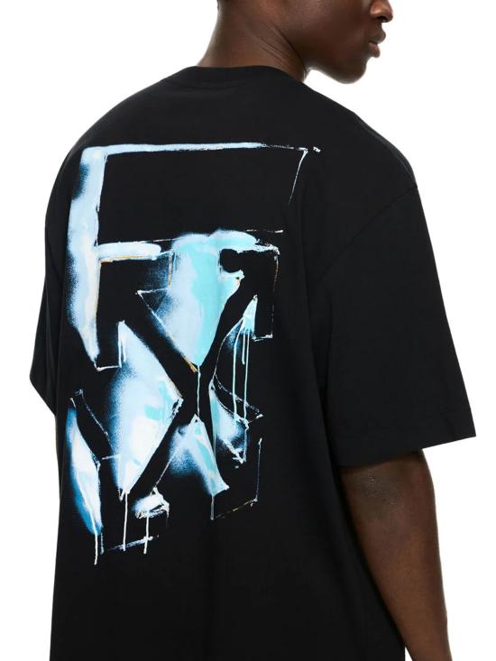 26SS 오프화이트 반팔 티셔츠 44MAA120S26J00J 001 Black - OFF WHITE