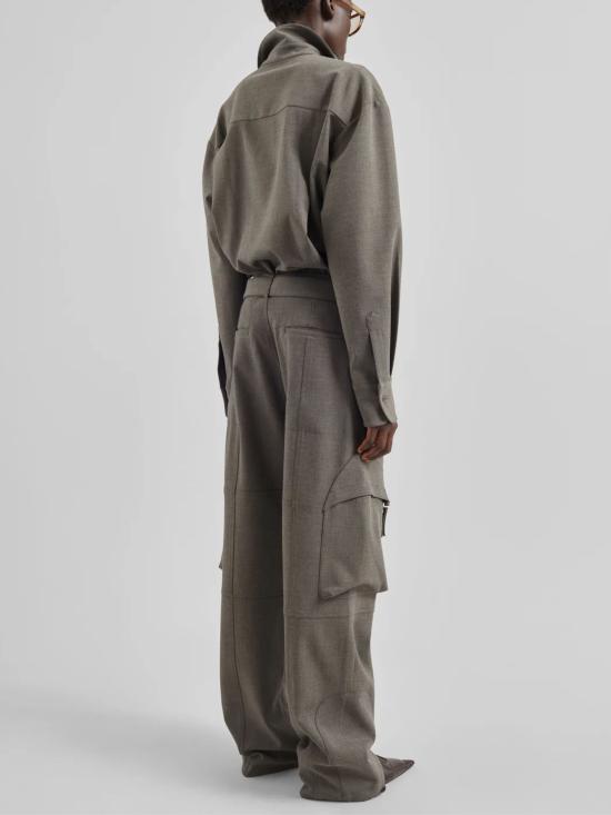 26SS 더프랭키샵 셔츠 PERI CHFS21526239 Grigio - THE FRANKIE SHOP