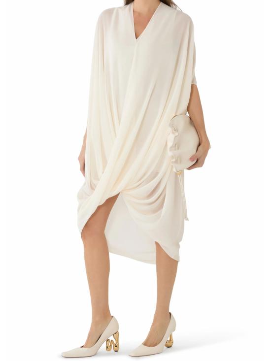 26SS MM6 메종마르지엘라 미디 원피스 S52DG0034 M35468102 Beige - MM6 MAISON MARGIELA