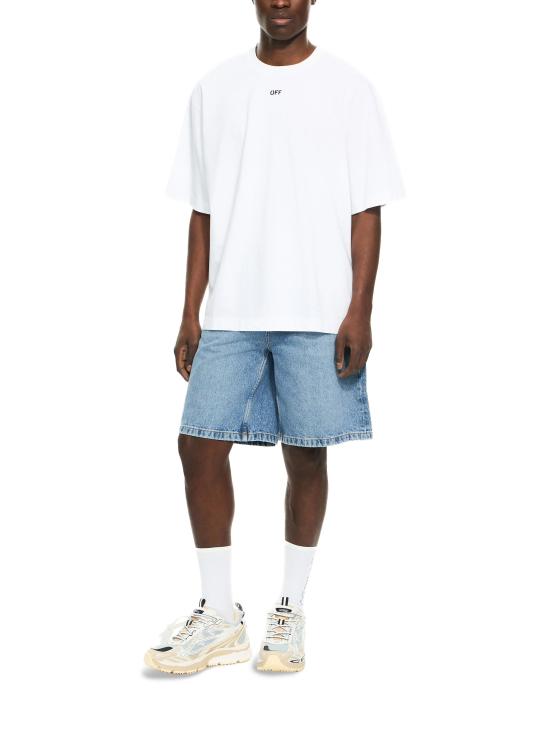 26SS 오프화이트 반팔 티셔츠 44MAA120S26J00J 100 White - OFF WHITE