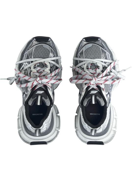 26SS 발렌시아가 3xl 스플릿 로고 스니커즈 840090 W3XSG9239 White - BALENCIAGA