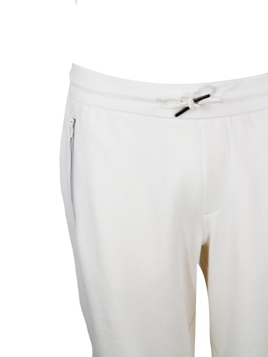 26SS 알마니 스트레이트 팬츠 XM002353AF21869 U1074 White - ARMANI