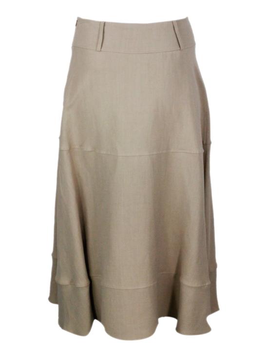26SS 안토넬리 피렌체 미디 스커트 JOELLEQ9904 935 Beige - ANTONELLI FIRENZE