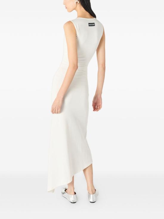 26SS 마린세르 미디 원피스 WDR481A CJER0115WH10 White - MARINE SERRE